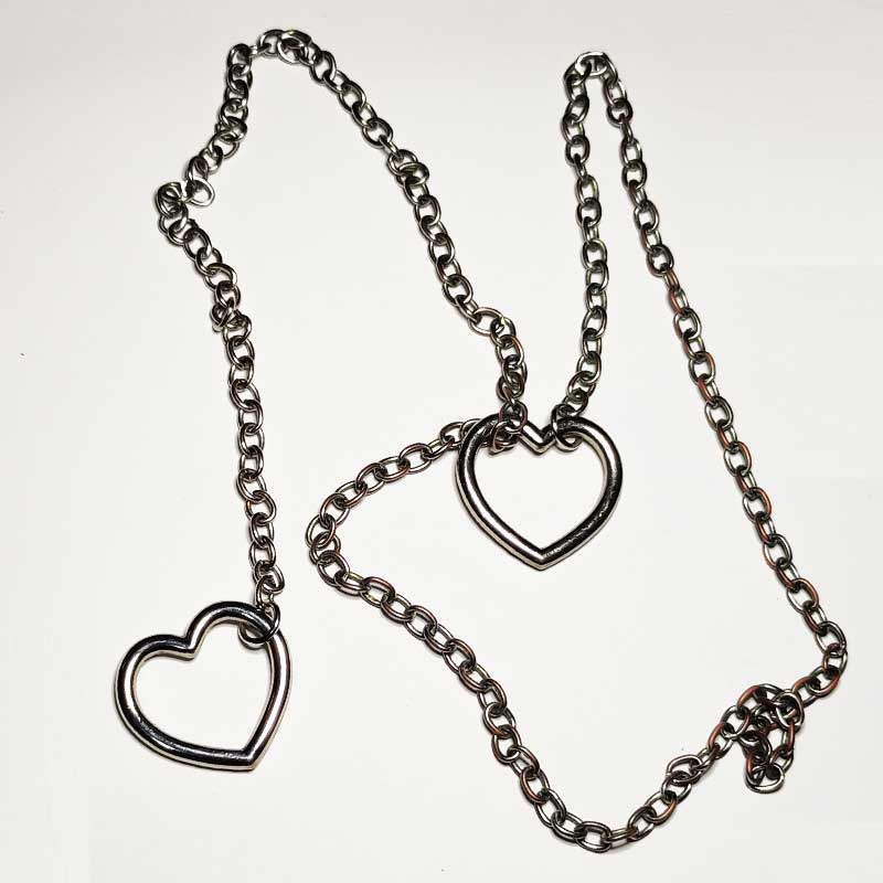heart slipchain necklace